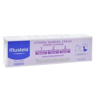 Mustela 123 Vitamin Barrier Cream Βρεφική Κρέμα Αλλαγής Πάνας - 100ml