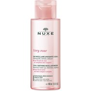 Nuxe Very Rose 3in1 Soothing Micellar Water Μικυλλιακό Νερό Καθαρισμού & Ντεμακιγιάζ Προσώπου - Ματιών με Ροδόνερο, Κατάλληλο για Όλους τους Τύπους Επιδερμίδας 400ml