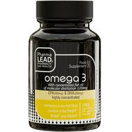 Pharmalead Omega 3 Fish Oil 1200mg, EPA 500mg & DHA 250mg Συμπλήρωμα Διατροφής με Ωμέγα 3 Λιπαρά Οξέα Υψηλής Συγκέντρωσης για τη Σωστή Λειτουργία της Καρδιάς, του Εγκεφάλου & των Ματιών 30 Soft.caps