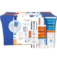 Froika Promo Premium Sun Screen Spft50+, 50ml & Sunscreen Hydrating Fluid Spf50+, 250ml & Δώρο After Sun Repairing Cream 150ml & Δώρο Μπλε Νεσεσέρ 1 Τεμάχιο