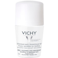 Vichy 48h Soothing Anti-Perspirant & Deodorant Roll-on Γυναικείο Αποσμητικό, Αντιιδρωτικό Roll-on για Προστασία Έως & 48 Ώρες, Κατάλληλο για Ευαίσθητες - Αποτριχωμένες Επιδερμίδες 50ml