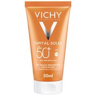 Vichy Capital Soleil Emulsion Dry Touch Cream Spf50 Αντηλιακή Λεπτόρρευστη Κρέμα Προσώπου Υψηλής Προστασίας & για Ματ Αποτέλεσμα 50ml