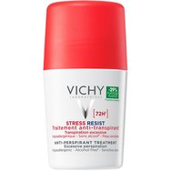 Vichy Stress Resist 72h Deodorant & Antiperspirant Roll-on Αποσμητικό, Αντιιδρωτικό Roll-on για Προστασία Έως & 72 Ώρες, Κατά της Έντονης Εφίδρωσης 50ml
