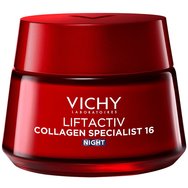 Vichy Liftactiv Collagen Specialist 16 Night Cream Κρέμα Νύχτας για Επανόρθωση Βαθιών Ρυτίδων με Βιοπεπτίδια & Ρεσβερατρόλη 50ml