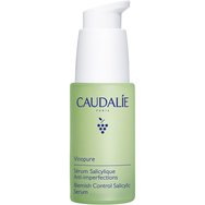 Caudalie Vinopure Blemish Control Salicylic Serum Ορός Προσώπου με Φυσικό Σαλικυλικό Οξύ, Νιασιναμίδη, Πολυφαινόλες Σταφυλιού, Γλυκονολακτόνη (PHA) & 6 Καθαριστικά Αιθέρια Έλαια για Μείωση των Ατελειών σε Λιπαρές Επιδερμίδες με Τάση Ακμής 30ml