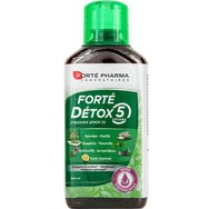 Forte Pharma Forte Detox 5 Organs Συμπλήρωμα Διατροφής Εκχυλίσματος Βοτάνων, Φρούτων & Φυτών για Αποτοξίνωση 5 Ζωτικών Οργάνων του Οργανισμού 500ml