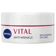 Nivea Vital Anti-Wrinkle Replenishing Day Cream Αντιρυτιδική Κρέμα Ημέρας για Ώριμη Επιδερμίδα με Ασβέστιο & Εκχύλισμα Μαργαριταριου 50ml