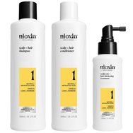 Nioxin Promo Scalp & Hair System 1 Shampoo 300ml & Conditioner 300ml & Treatment Serum 100ml