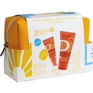 Panthenol Extra Promo Sun Care Spf50 Diaphanous Face Gel 20ml & Face & Body Spf50 Milk 100ml & Δώρο Νεσεσέρ 1 Τεμάχιο