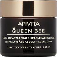 Apivita Queen Bee Absolute Anti-Aging & Regenerating Face Cream Light Texture Κρέμα Προσώπου Απόλυτης Αντιγήρανσης & Αναγέννησης Ελαφριάς Υφής με Βασιλικό Πολτό Ελεγχόμενης Αποδέσμευσης 50ml