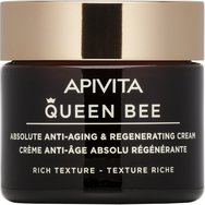 Apivita Queen Bee Absolute Anti-Aging & Regenerating Face Cream Rich Texture Κρέμα Απόλυτης Αντιγήρανσης & Αναγέννησης Πλούσιας Υφής 50ml