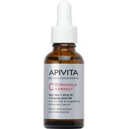 Apivita Bee Tech Concentrates​​​​​​​ C15 Propolis Correct Serum Αντιρυτιδικός & Αντιοξειδωτικός Ορός Λάμψης Προσώπου Κατά των Πανάδων με 15% Καθαρή Βιταμίνη C, 1% Βιταμίνη Ε & Πρόπολη 30ml