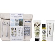 Korres Promo Pure Greek Olive Oil Blossom Body Milk 40ml & Showergel 40ml & Aloe & Dittany Shampoo 40ml & Condtioner 40ml & Δώρο Νεσεσέρ 1 Τεμάχιο