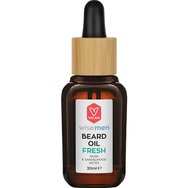 Vican Wise Men Beard Oil Fresh Ενυδατικό Λάδι που Προστατεύει & Μαλακώνει τα Γένια με Άρωμα Musk & Σανταλόξυλου 30ml