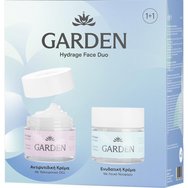 Garden Promo Anti-Wrinkle Cream with Hyaluronic Acid for Face & Eyes 50ml & Moisturizing Cream with White Lily for Face & Eyes 50ml