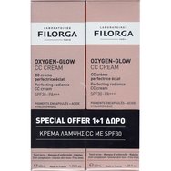 Filorga Promo Oxygen-Glow Perfecting Radiance CC Cream Spf30 Ενυδατική Κρέμα Προσώπου Υψηλής Προστασίας με Υαλουρονικό Οξύ 80ml (2x40ml)
