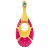 Jordan Step By Step Extra Soft 0-2 Years Toothbrush Βρεφική Μαλακή Οδοντόβουρτσα Κατάλληλη από 0 Έως 2 Ετών 1 Τεμάχιο - Κίτρινο / Φούξια