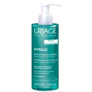 Uriage Hyseac Purifying Make-up Removing Oil Ενυδατικό Έλαιο Ντεμακιγιάζ Προσώπου & Ματιών για Λιπαρό Δέρμα με Ατέλειες με Αντλία 100ml - Travel Size