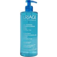 Uriage Extra Rich Dermatological Gel Εξαιρετικά Πλούσιο Δερματολογικό Gel Καθαρισμού για Πρόσωπο & Σώμα για Όλη την Οικογένεια με Αντλία 500ml