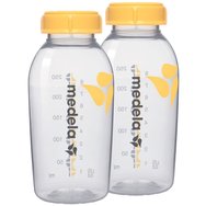Medela Breast Milk Bottles Φιάλες Συλλογής & Αποθήκευσης Μητρικού Γάλακτος 2x250ml
