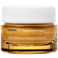 Korres Black Pine Primus Youth Renewal Sleeping Facial Cream Κρέμα Προσώπου Νυχτός για Λείανση των Ρυτίδων & Ελαστικότητα, Κατάλληλη για Όλους τους Τύπους Επιδερμίδας 40ml