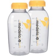 Medela Breast Milk Bottles Φιάλες Μητρικού Γάλακτος Συλλογής & Αποθήκευσης 500ml (2x250ml)