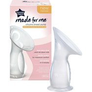 Tommee Tippee Single Silicon Breast Pump Θήλαστρο Σιλικόνης με Καπάκι & Σακουλάκι Αποθήκευσης Γάλακτος 1 Τεμάχιο, Κωδ 423644