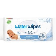 WaterWipes Baby Wipes 0m+ Άοσμα Μωρομάντηλα Καθαρισμού με 99.9% Νερό & 0.01% Εκχύλισμα από Σπόρους Γρκέιπφρουτ 60 Τεμάχια